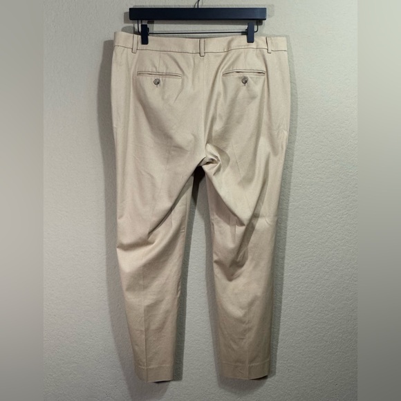 Ralph Lauren Black Label Women's Wool Blend Tan Trouser Career Pants 12 Stretch - Picture 2 of 12